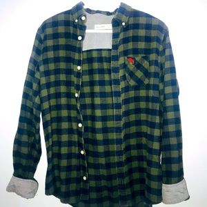 Women’s green flannel